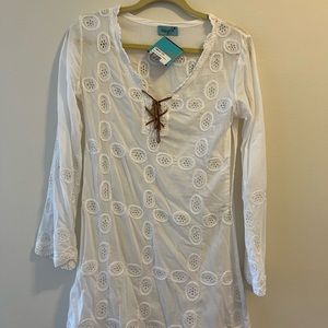 LETARTE HANDMADE Cover-Up DRESS SMALL NWT Fits 0/2. $260